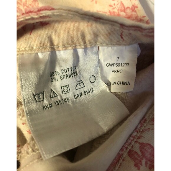 Joes fresh Size 7 floral pants - Picture 4 of 6